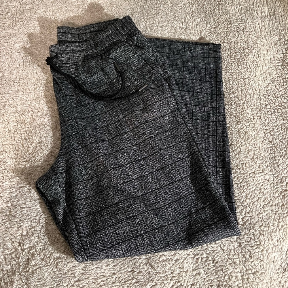 high rise slim straight fit ankle pull on pants